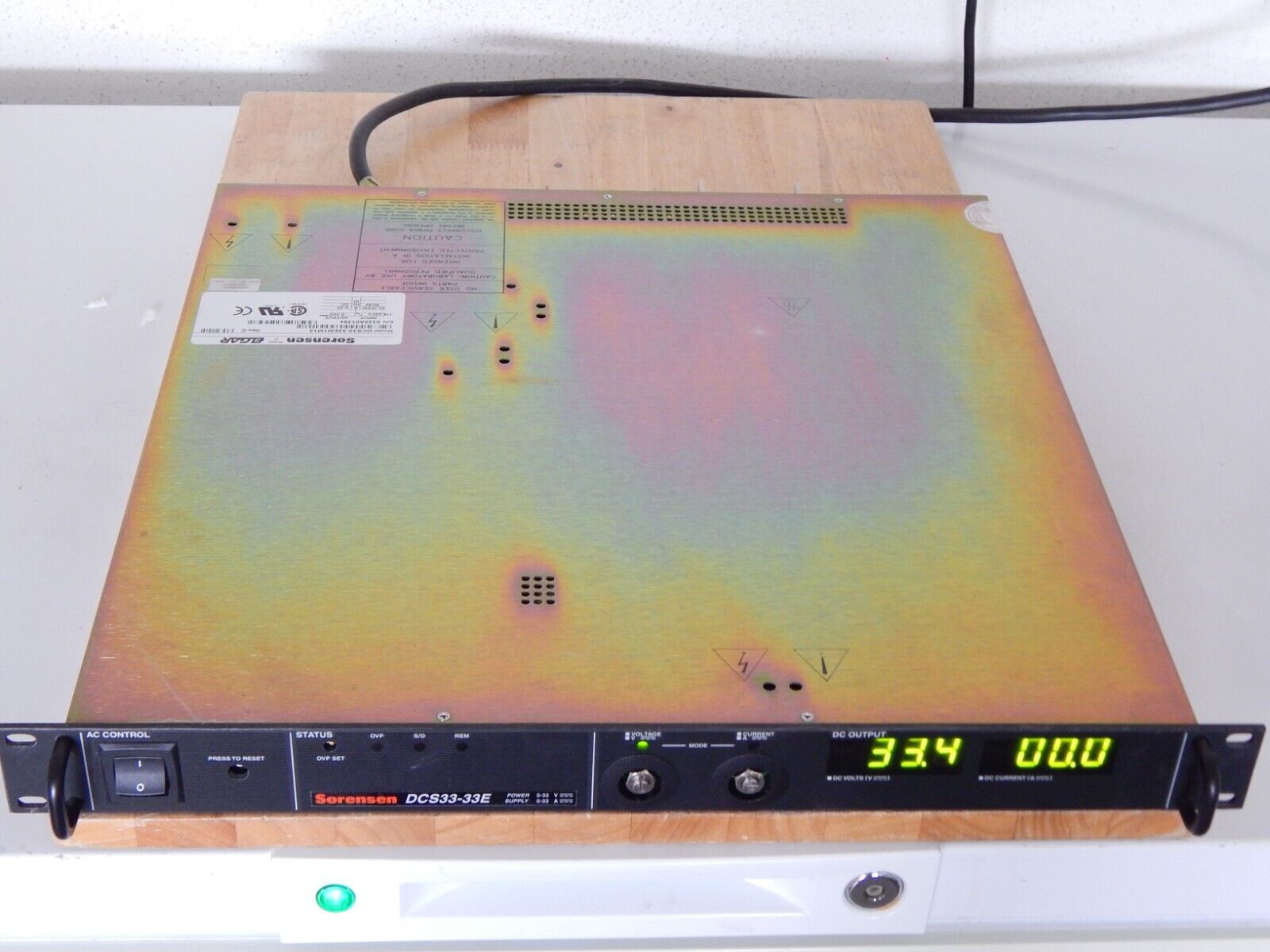 Sorensen DCS33-33E DC Power Supply w M1, M13 *MINT* (3 in stock) Sorensen DCS33-33E DC Power Supply w M1, M13 *MINT* (3 in stock)